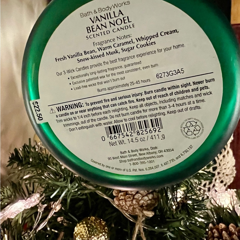B & BW Vanilla Bean Noel - Picture 3 of 3